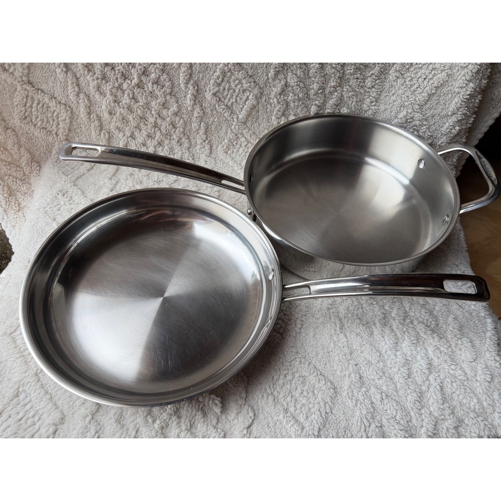 Cuisinart 2-Piece Stainless Steel Cookware Set 10" Skillet & 3 Qt Sauté Pan